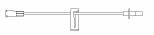 Set Extension IV Extension Set Small Bore 6 Inch Tubing Without Filter (1/EA 100/CS) by B Braun Medical, Inc.  ID 471991